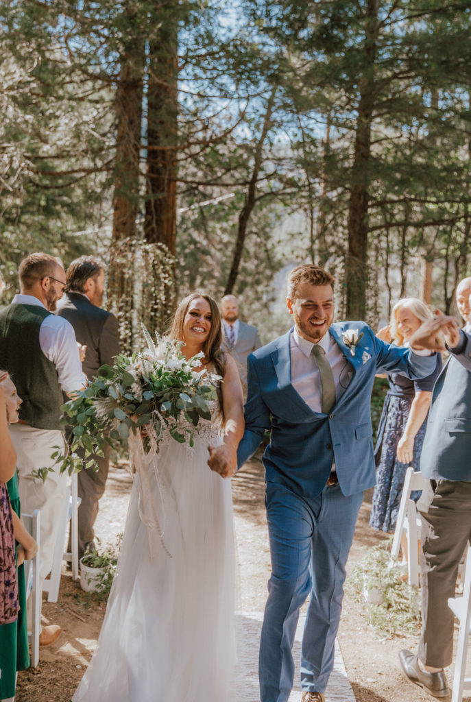 wedding in the woods